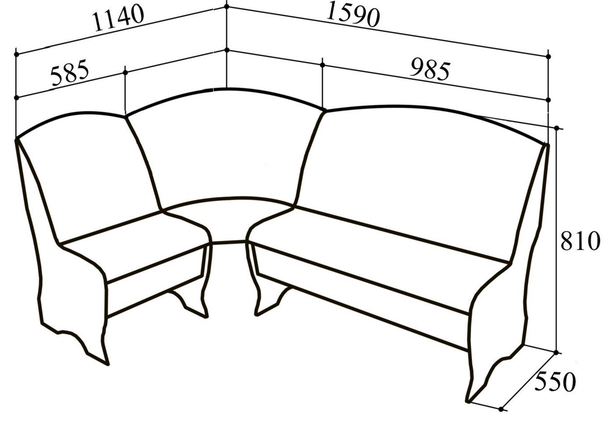 Угловой диван чертежи и схемы сборки
