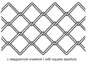 Чертеж по подразделению формы ячейки - квадратная.