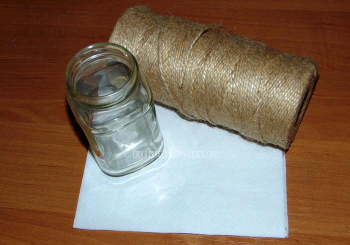 подсвечник-фонарик из банки