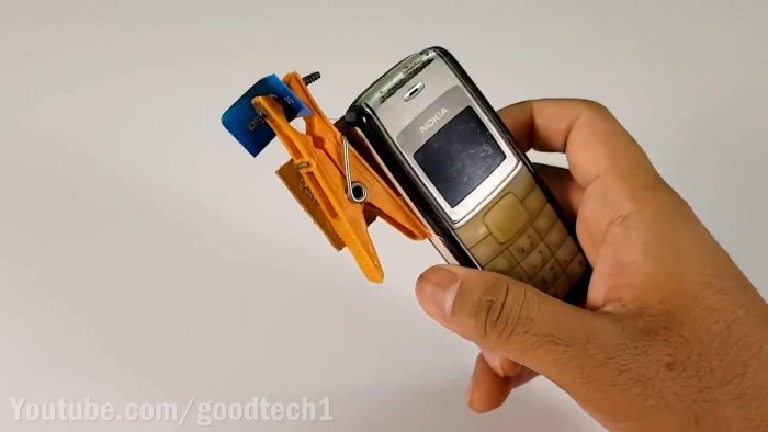Простейшая GSM сигнализация из старого телефона