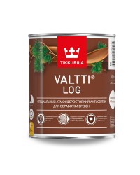 Tikkurila Euro Valtti Log - Специальный атмосферостойкий антисептик для обработки бревен