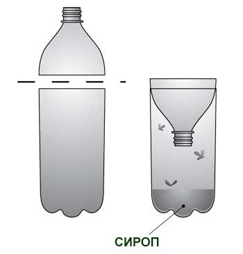 Ловушка от мушек дрозофил