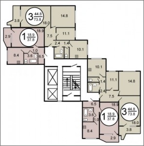 п-44 планировка квартир