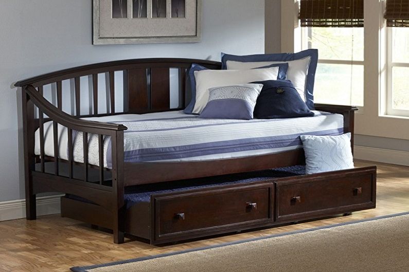 Виды односпальных кроватей - Односпальная кровать с дополнительным местом