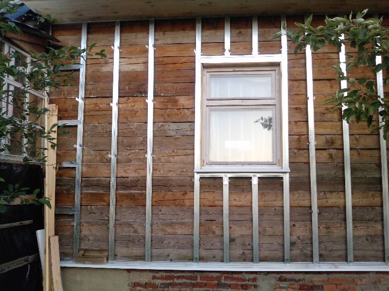 Обрешетка под сайдинг из металлического профиля