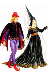 готический стиль в одежде средневековья