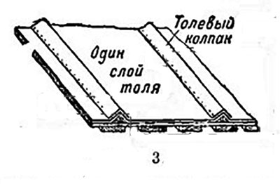 Двухслойное покрытие толем