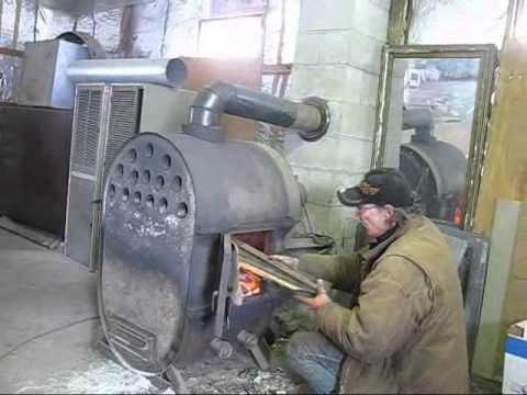 печи для гаража на дровах