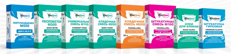 сухие строительные смеси ВосЦем