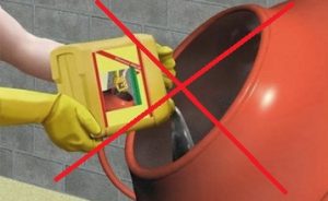 Нельзя использовать бетономешалку